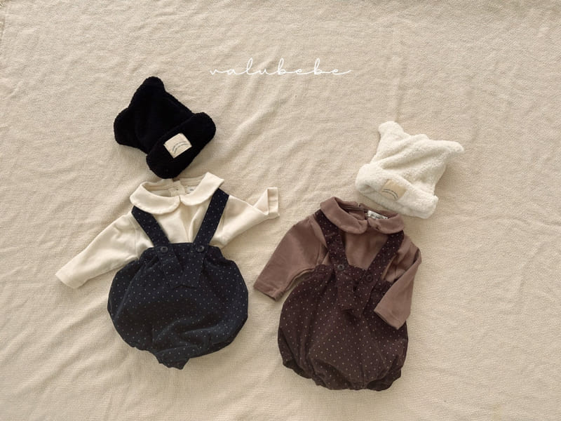 Valu Bebe - Korean Baby Fashion - #babyboutiqueclothing - Dot Dungarees Bloomer - 4