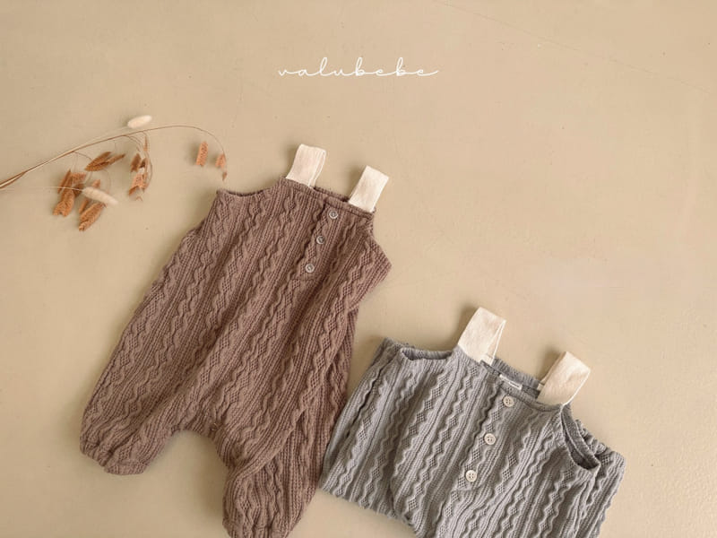 Valu Bebe - Korean Baby Fashion - #babyclothing - Knit Button Bodysuit - 6
