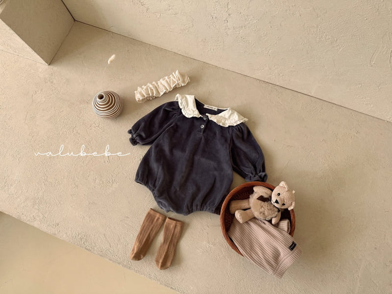 Valu Bebe - Korean Baby Fashion - #babyclothing - Sera Veloure Bodysuit - 11