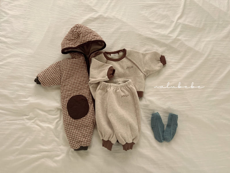 Valu Bebe - Korean Baby Fashion - #babyclothing - Check Bodysuit - 9