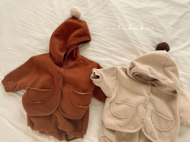 Valu Bebe - Korean Baby Fashion - #babyfashion - Bell Fleece Hoody Jacket - 10
