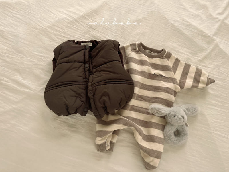Valu Bebe - Korean Baby Fashion - #babyclothing - ST Fleece Bodysuit - 4