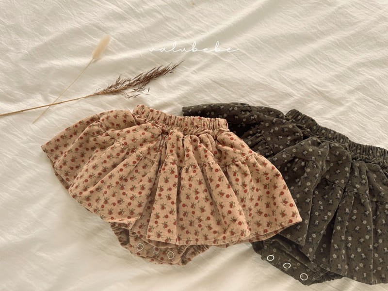 Valu Bebe - Korean Baby Fashion - #babyfever - Flower Skirt Bloomer - 6