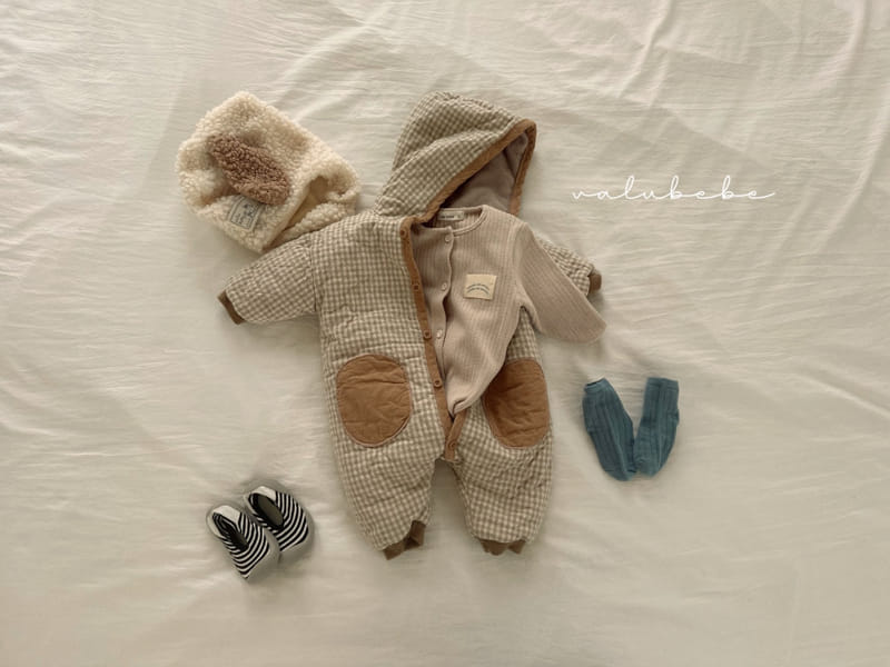 Valu Bebe - Korean Baby Fashion - #babyfashion - Rib Bbang Dduck Bodysuit - 4