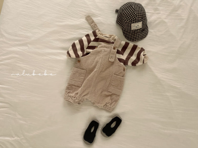 Valu Bebe - Korean Baby Fashion - #babyfever - Cooing Dungarees Bodysuit - 3