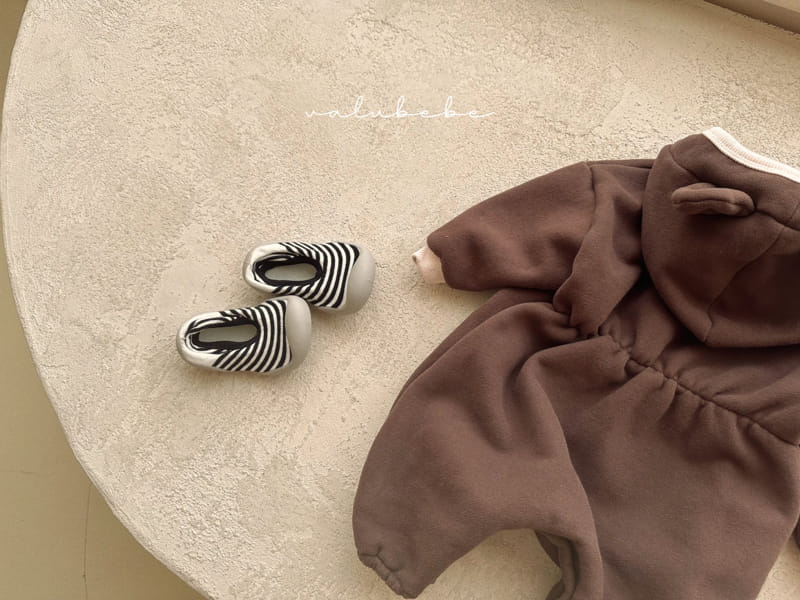 Valu Bebe - Korean Baby Fashion - #babylifestyle - Bear Hoody Fleece Bodysuit - 7