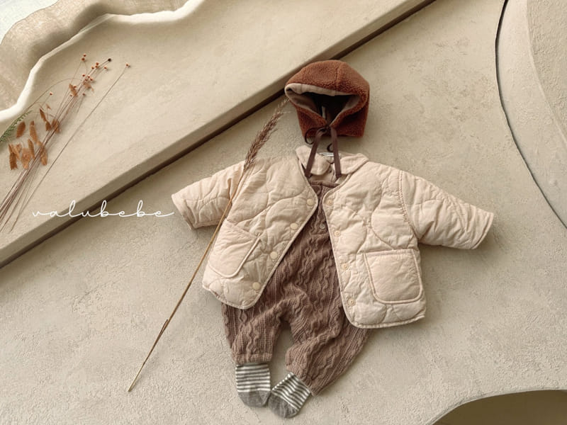 Valu Bebe - Korean Baby Fashion - #babyoninstagram - Knit Button Bodysuit - 11