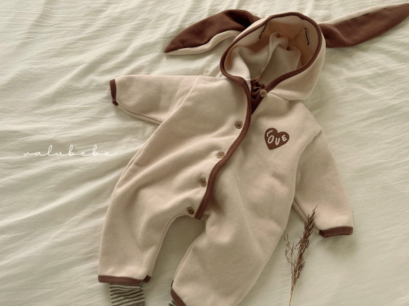 Valu Bebe - Korean Baby Fashion - #babyoninstagram - Heart Rabbit Bodysuit - 5