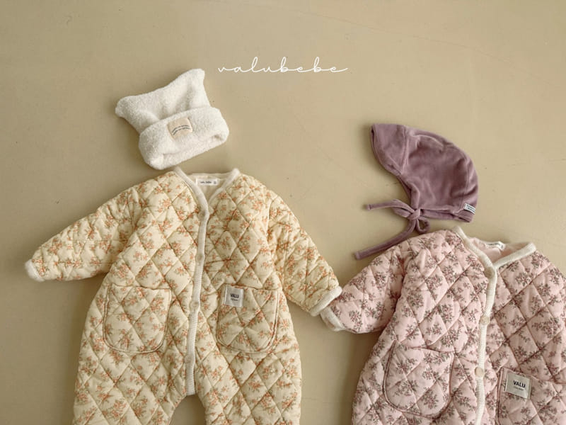 Valu Bebe - Korean Baby Fashion - #babyoninstagram - Flower Padding Overalls - 4