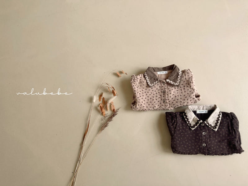 Valu Bebe - Korean Baby Fashion - #babyoutfit - Lyn Collar Flower Bodysuit - 7