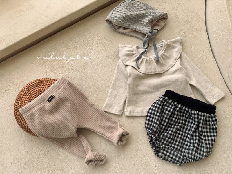 Valu Bebe - Korean Baby Fashion - #babyoutfit - Check Knit Bloomer - 3