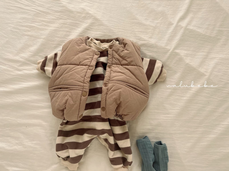 Valu Bebe - Korean Baby Fashion - #babyoutfit - ST Fleece Bodysuit - 11