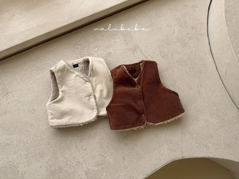 Valu Bebe - Korean Baby Fashion - #babyoutfit - Reversible Dumble Vest - 6