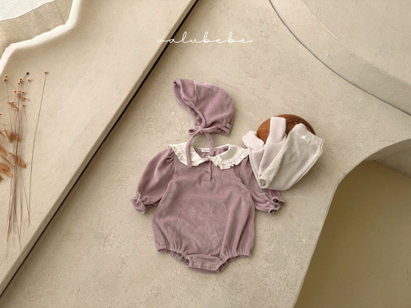 Valu Bebe - Korean Baby Fashion - #babyoutfit - Sera Veloure Bodysuit - 4