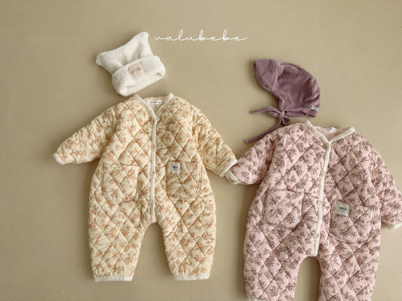 Valu Bebe - Korean Baby Fashion - #babywear - Flower Padding Overalls - 7