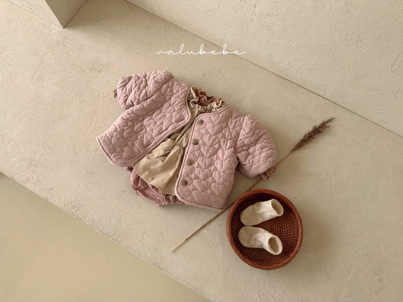 Valu Bebe - Korean Baby Fashion - #babywear - Flower Embroidery Layered Bodysuit - 3
