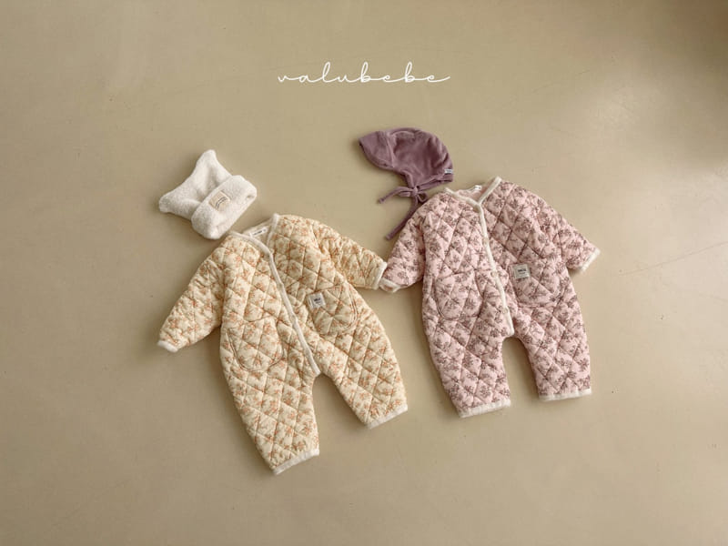 Valu Bebe - Korean Baby Fashion - #onlinebabyboutique - Flower Padding Overalls - 8