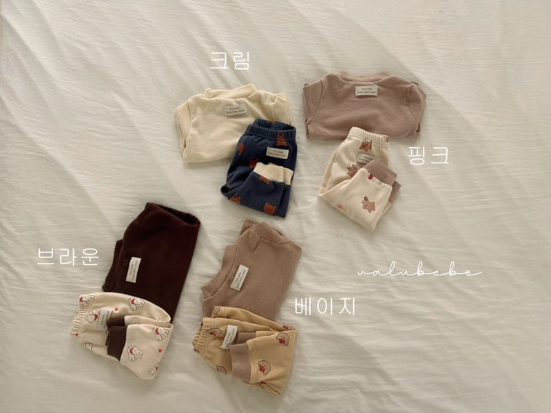 Valu Bebe - Korean Baby Fashion - #onlinebabyboutique - Bear Top Bottom Set - 2