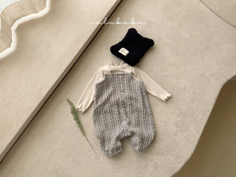 Valu Bebe - Korean Baby Fashion - #onlinebabyboutique - Knit Button Bodysuit