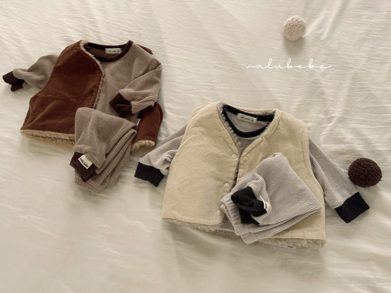 Valu Bebe - Korean Baby Fashion - #onlinebabyboutique - Reversible Dumble Vest - 9