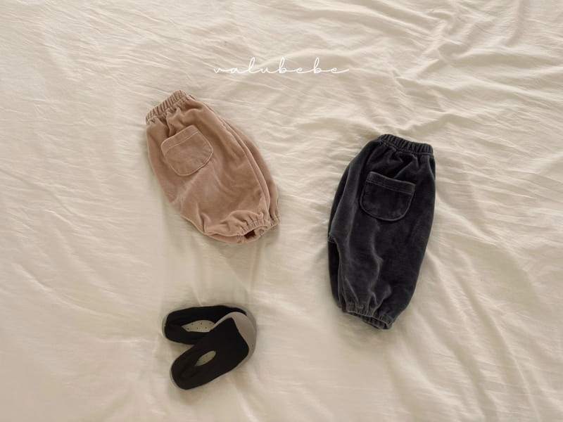 Valu Bebe - Korean Baby Fashion - #onlinebabyboutique - Veloure Baggy Pants - 10