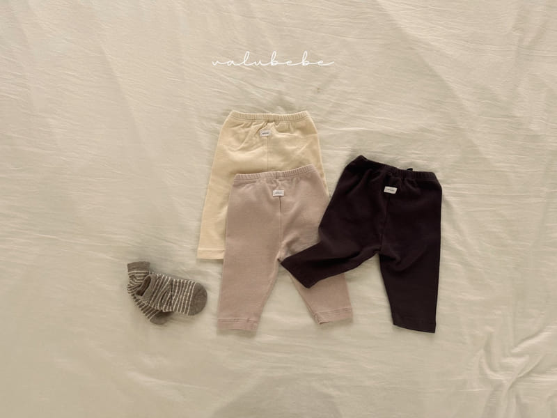 Valu Bebe - Korean Baby Fashion - #onlinebabyboutique - Peach Leggings - 5