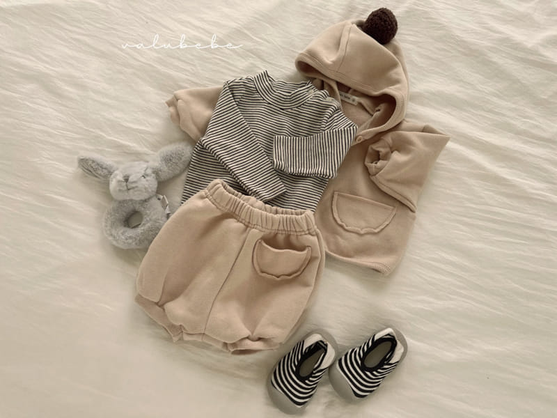Valu Bebe - Korean Baby Fashion - #onlinebabyshop - Bell Fleece Hoody Jacket - 5
