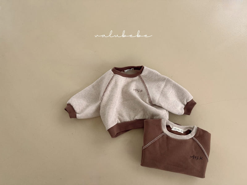 Valu Bebe - Korean Baby Fashion - #onlinebabyshop - Milk Sweatshirt - 6