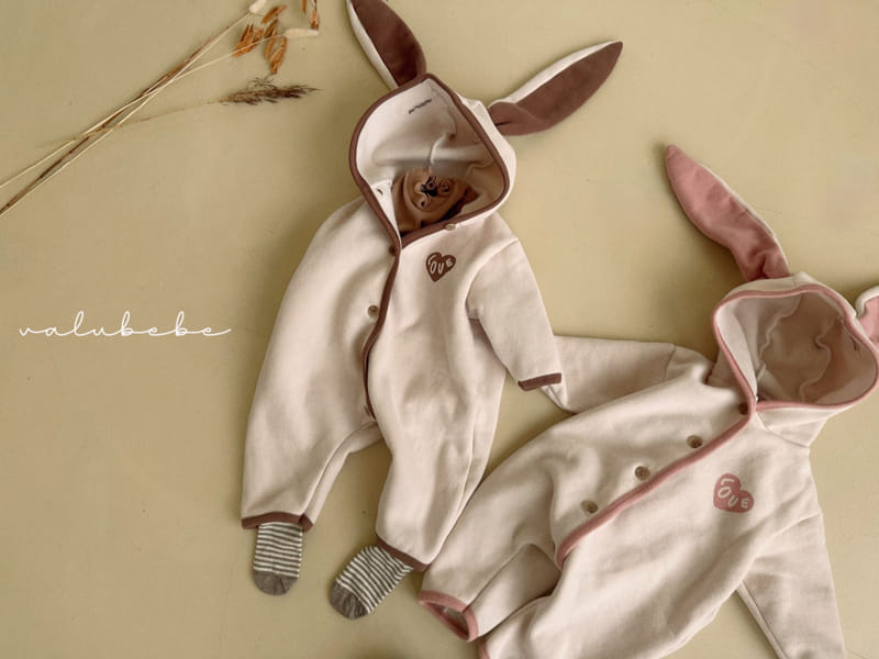 Valu Bebe - Korean Baby Fashion - #smilingbaby - Heart Rabbit Bodysuit - 12
