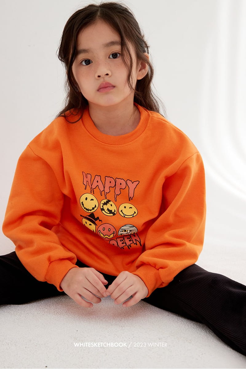 Whitesketchbook - Korean Children Fashion - #childofig - Halloween Sweatshirt - 3