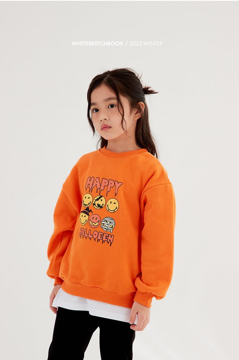 Whitesketchbook - Korean Children Fashion - #childofig - Halloween Sweatshirt - 4