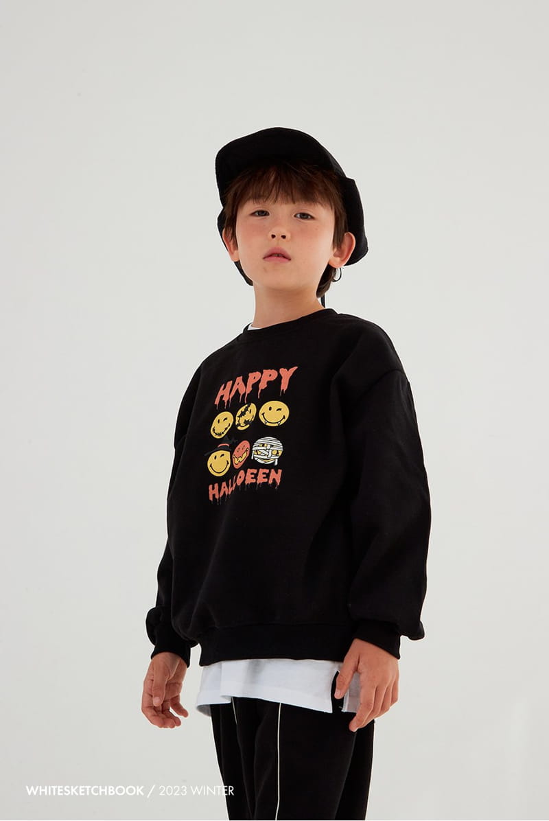 Whitesketchbook - Korean Children Fashion - #fashionkids - Halloween Sweatshirt - 7