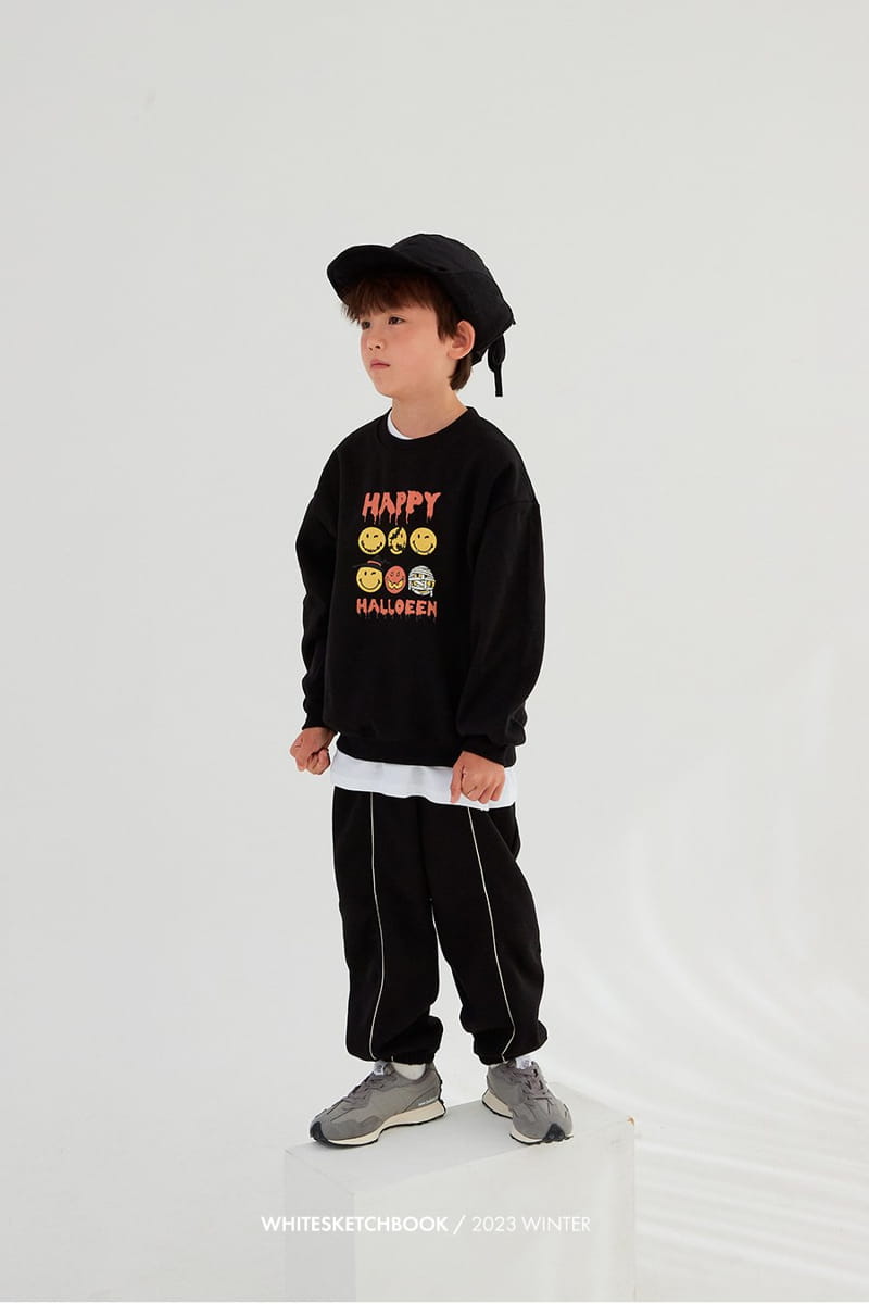 Whitesketchbook - Korean Children Fashion - #kidsshorts - Halloween Sweatshirt - 8