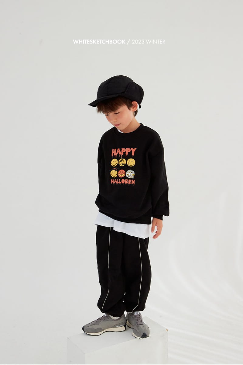 Whitesketchbook - Korean Children Fashion - #kidsstore - Halloween Sweatshirt - 9