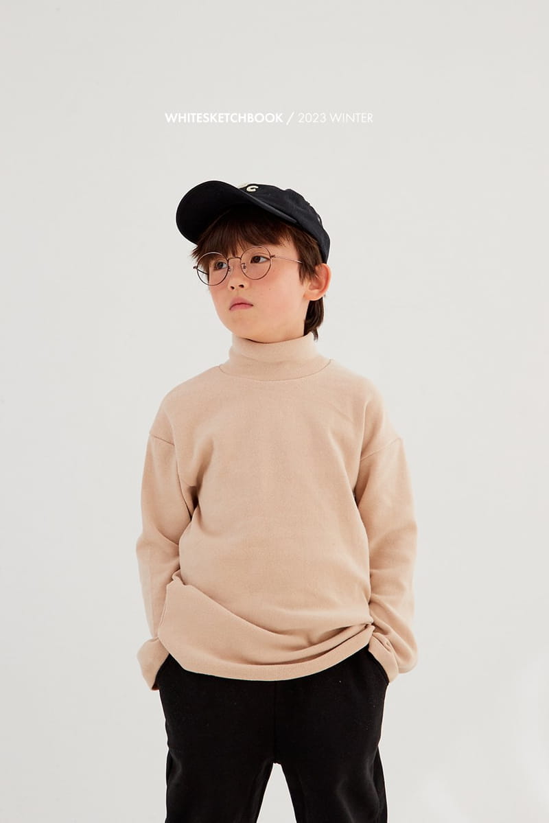 Whitesketchbook - Korean Children Fashion - #kidsstore - Cotton Candy Turtleneck Tee - 2