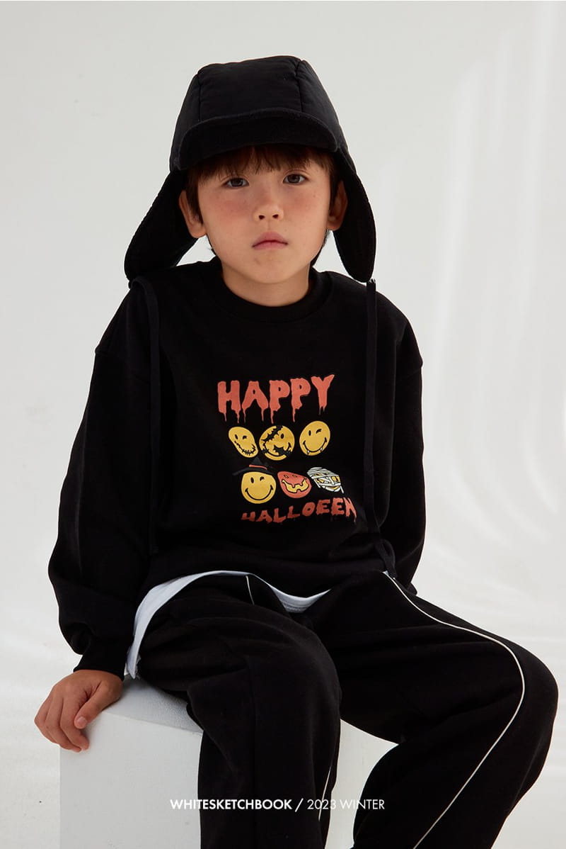 Whitesketchbook - Korean Children Fashion - #kidzfashiontrend - Halloween Sweatshirt - 10