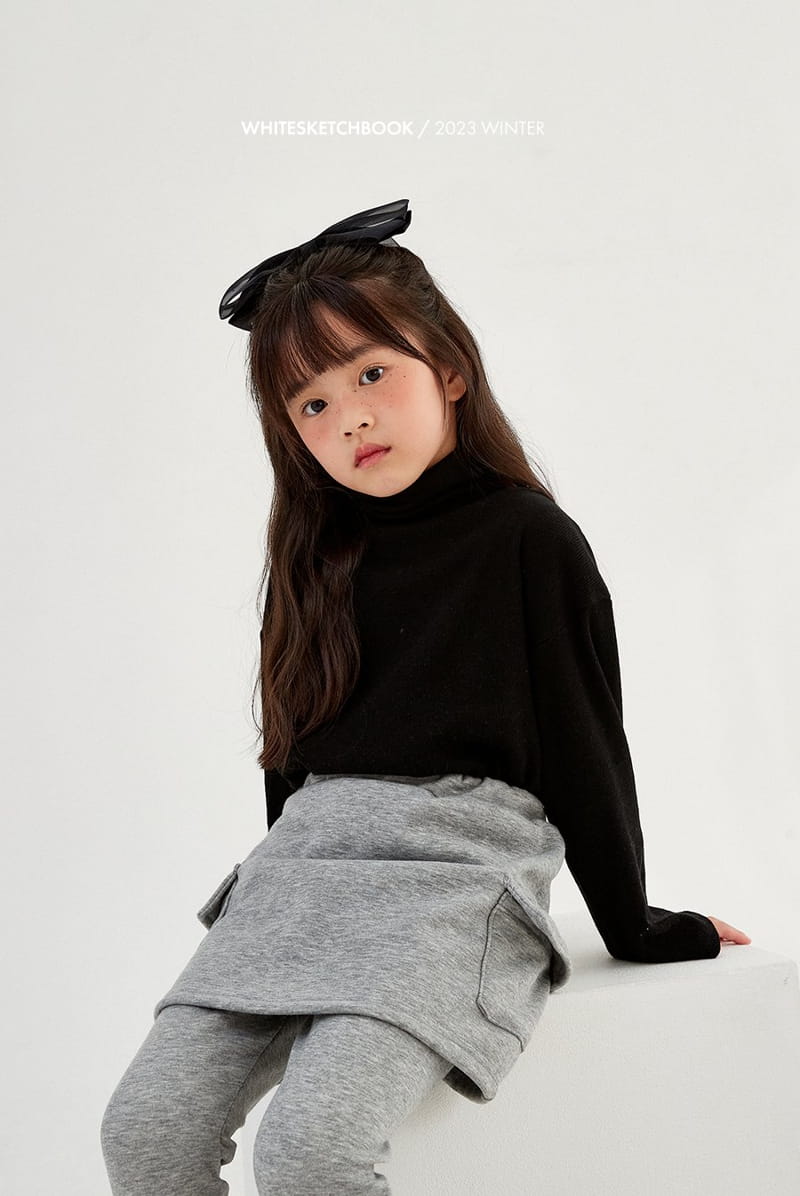 Whitesketchbook - Korean Children Fashion - #minifashionista - Gamsung Turtleneck Tee - 8