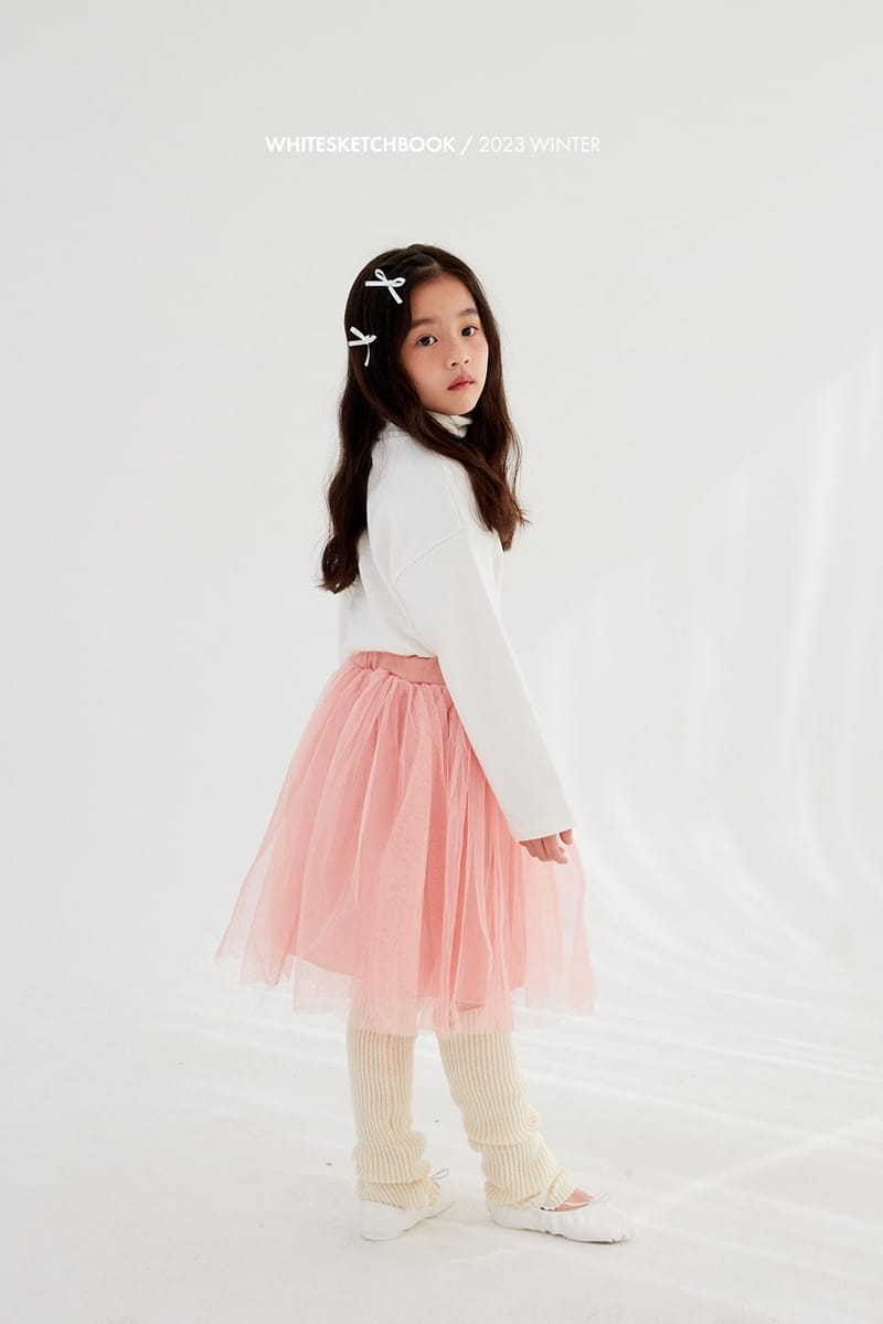 Whitesketchbook - Korean Children Fashion - #minifashionista - Cotton Candy Turtleneck Tee - 7