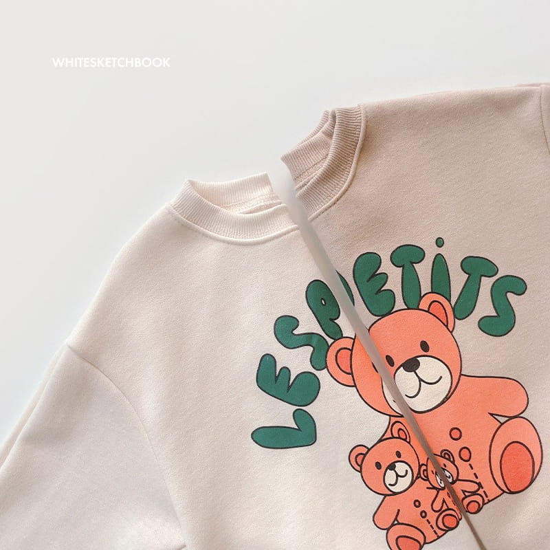 Whitesketchbook - Korean Children Fashion - #prettylittlegirls - Bear Doll Fleece Sweatshirt - 10