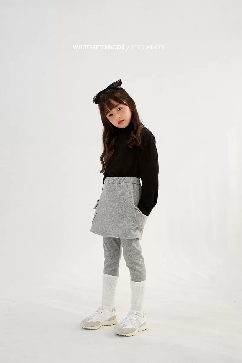 Whitesketchbook - Korean Children Fashion - #prettylittlegirls - Gamsung Turtleneck Tee - 9