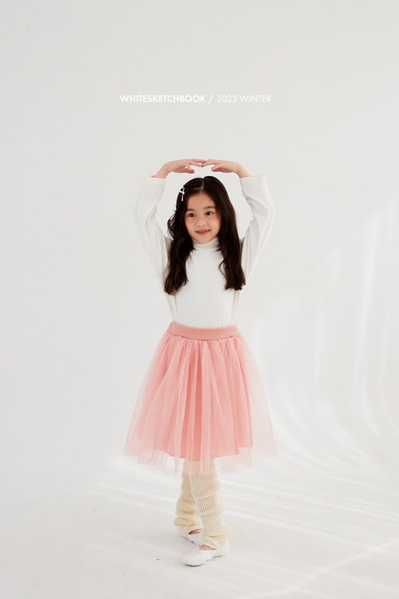 Whitesketchbook - Korean Children Fashion - #prettylittlegirls - Cotton Candy Turtleneck Tee - 8