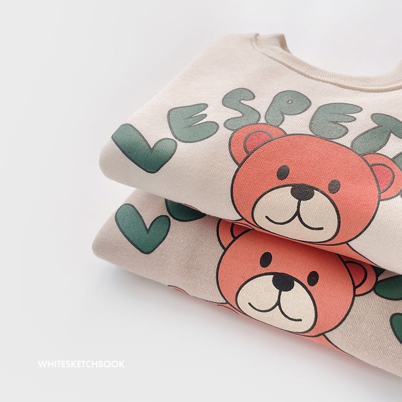 Whitesketchbook - Korean Children Fashion - #todddlerfashion - Bear Doll Fleece Sweatshirt - 11