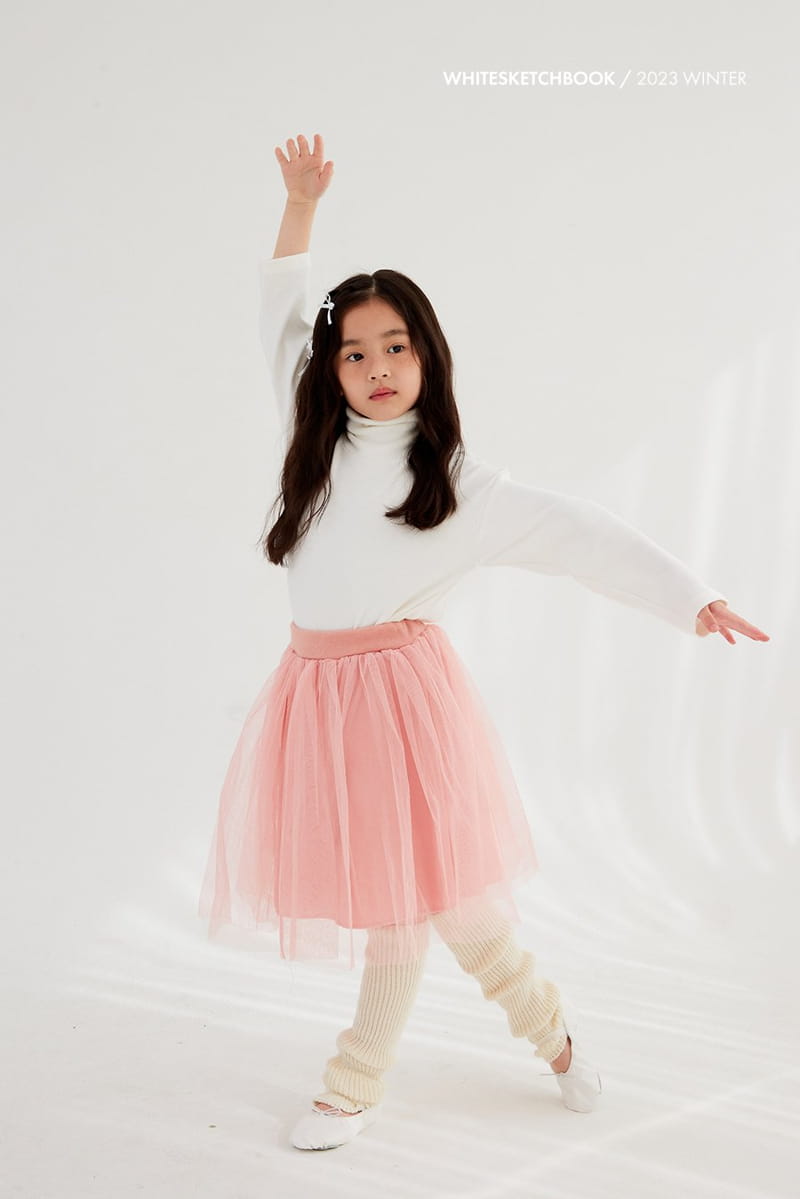 Whitesketchbook - Korean Children Fashion - #todddlerfashion - Cotton Candy Turtleneck Tee - 9