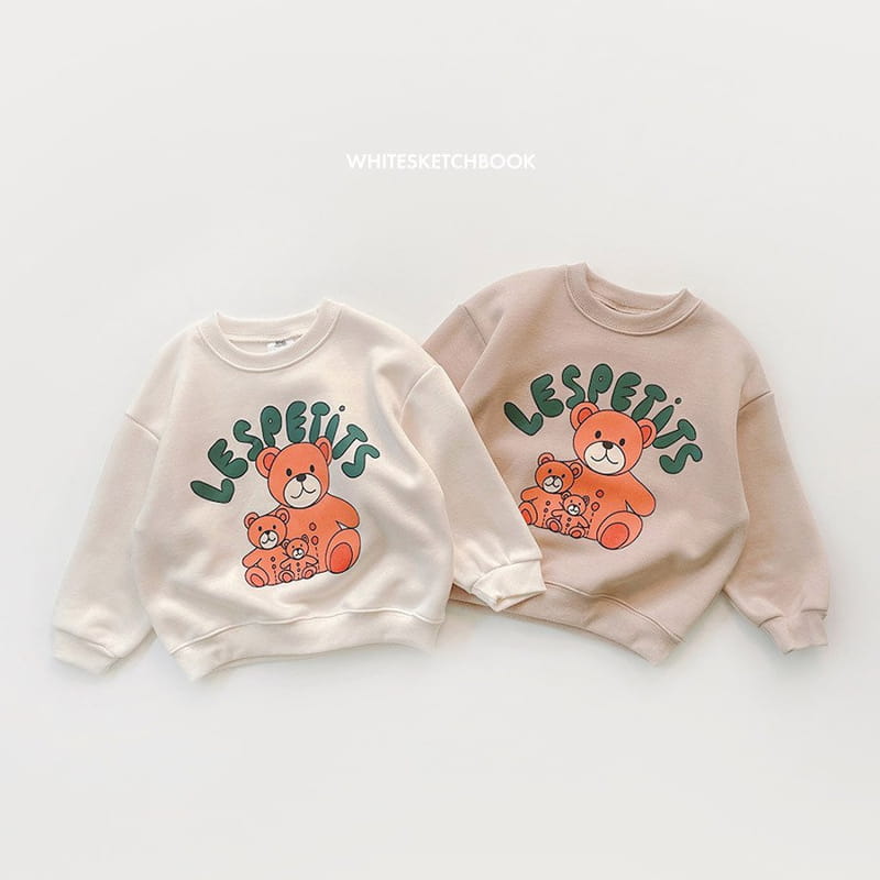 Whitesketchbook - Korean Children Fashion - #toddlerclothing - Bear Doll Fleece Sweatshirt - 12