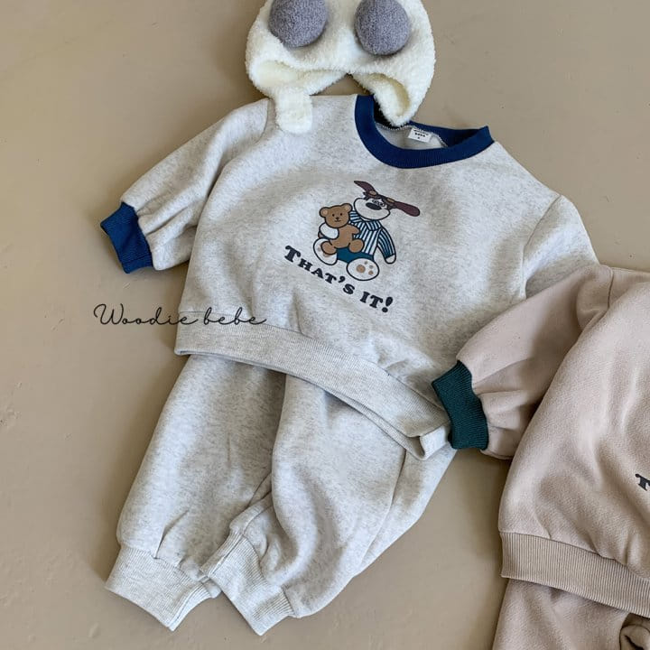 Woodie - Korean Baby Fashion - #babyboutiqueclothing - Willy Top Bottom Set - 4