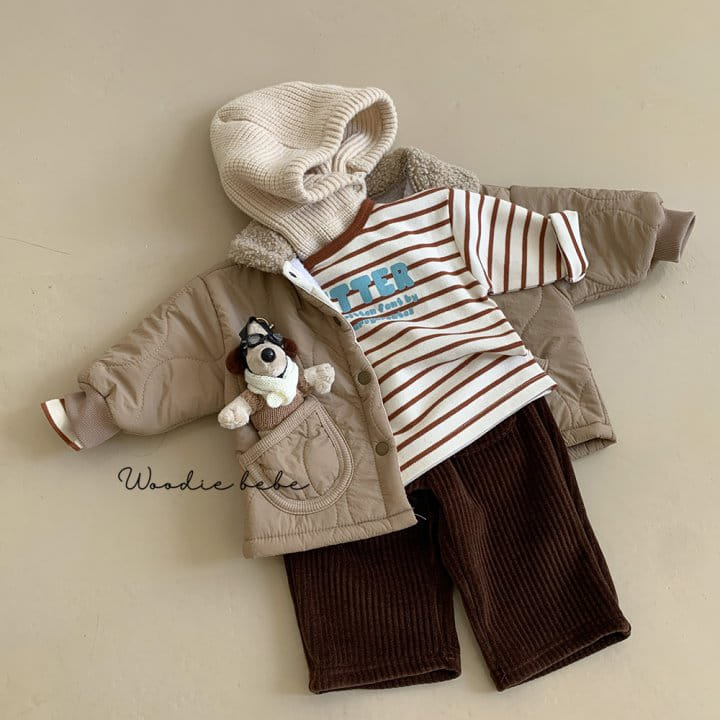 Woodie - Korean Baby Fashion - #babyootd - Coat Pants - 3