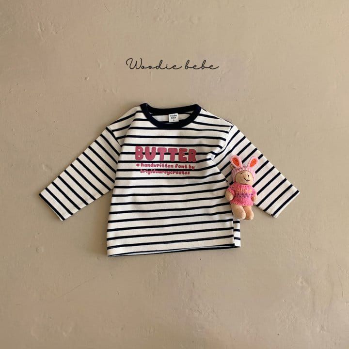 Woodie - Korean Baby Fashion - #babyoutfit - Butter Tee - 6