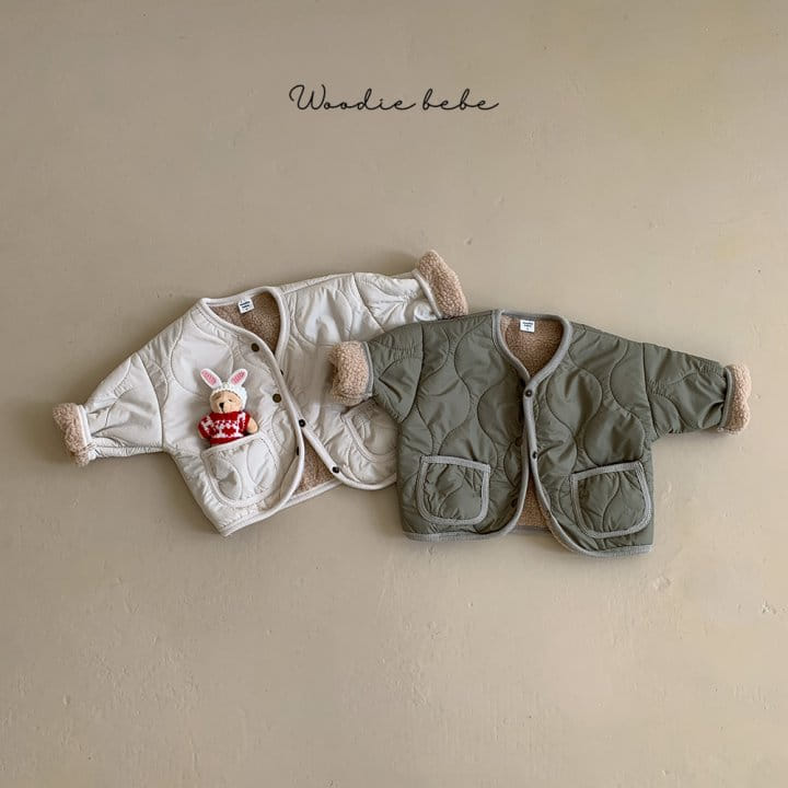 Woodie - Korean Baby Fashion - #babyoutfit - Mon Blan Jacket