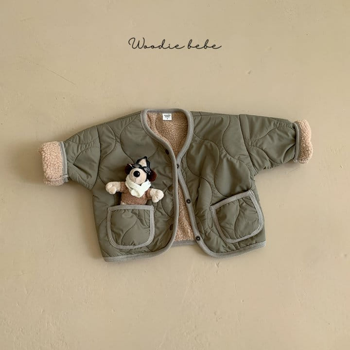 Woodie - Korean Baby Fashion - #onlinebabyboutique - Mon Blan Jacket - 3