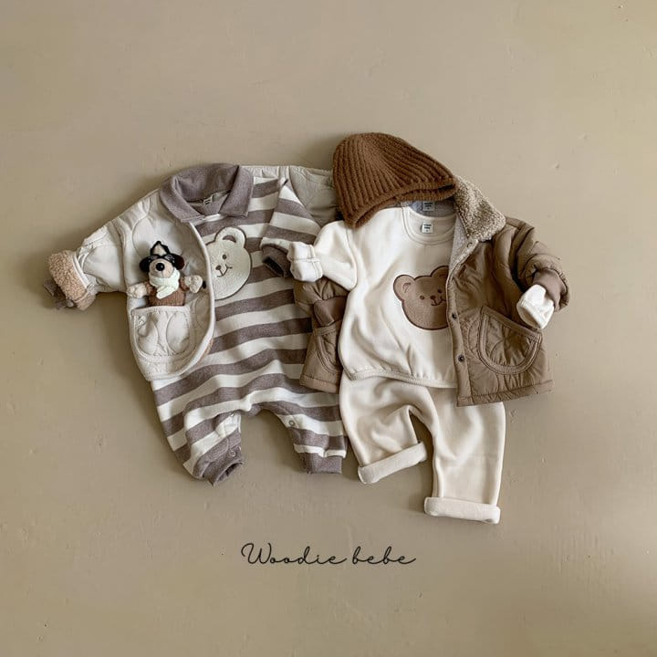 Woodie - Korean Baby Fashion - #onlinebabyshop - Tiber Bodysuit